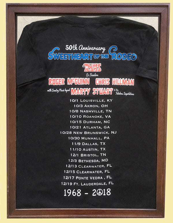 "Sweetheart of the Rodeo" 50th Anniversary Tour Shirt