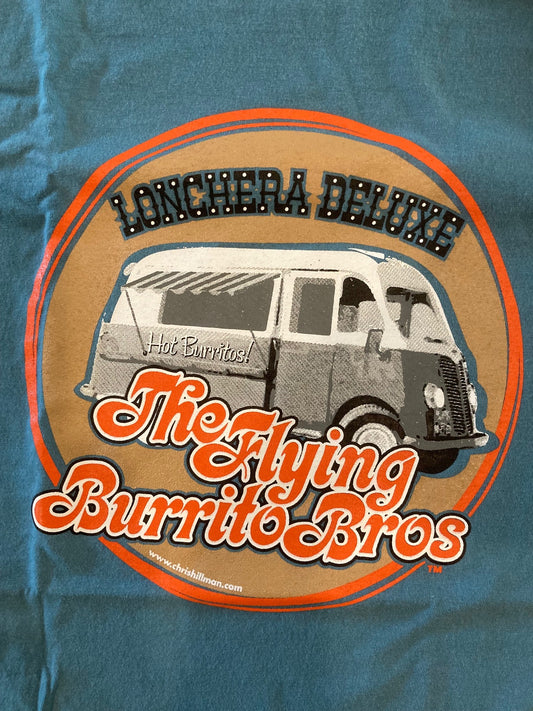 Flying Burrito Brothers "Lonchera" T shirt in Teal